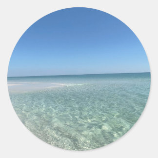 Strand Runder Aufkleber