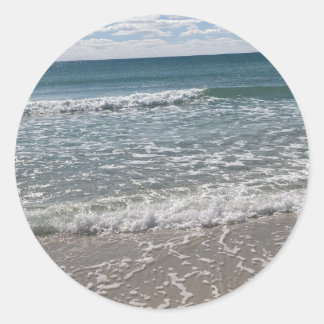 Strand Runder Aufkleber
