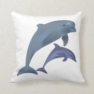 Strand-Sammlung: Delphin Kissen