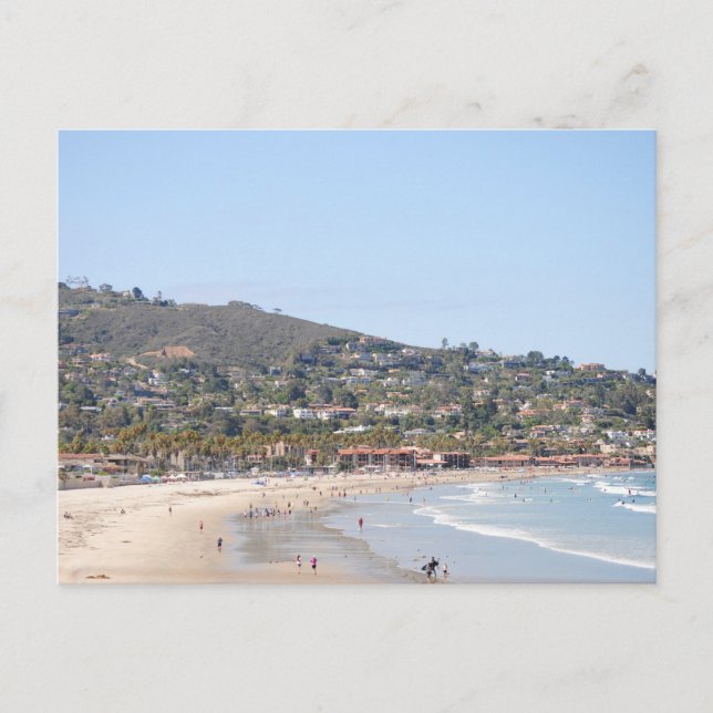 Strand San Diego Postkarte (Vorderseite)