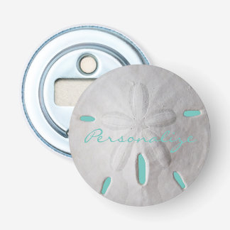 Strand Sand Dollar Sommer türkis weiß Flaschenöffner