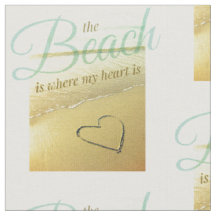 Strand-Sand-Herz-Foto-Gewebe