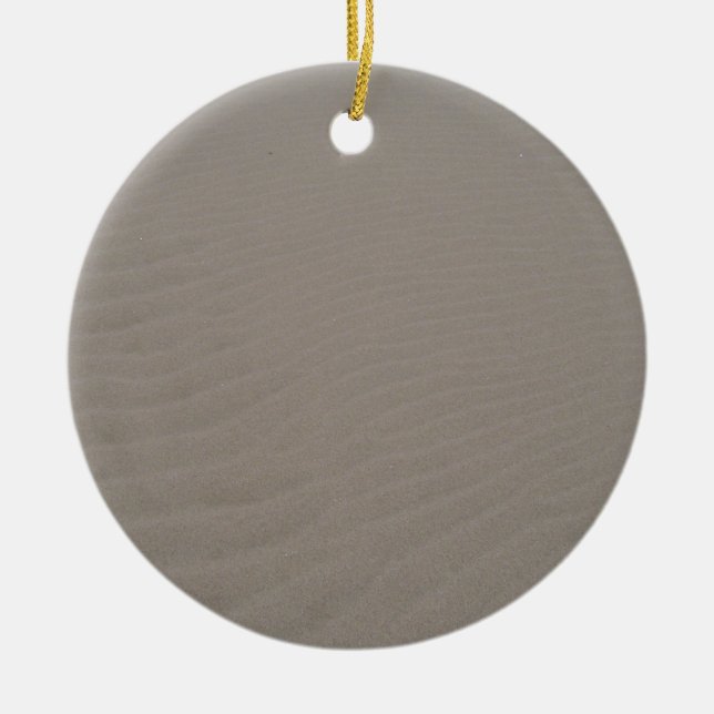 Strand-Sand Keramik Ornament (Vorne)