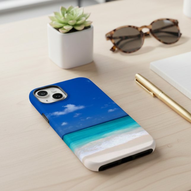 Strand Sand Surf Ocean Sea Nautic Case-Mate iPhone 14 Hülle (Von Creator hochgeladen)