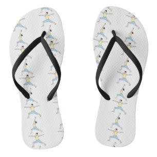 Strand-Sandalen mit Yoga-Design Flip Flops