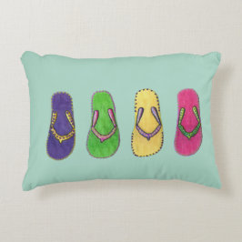 Strand-Sandalen Zierkissen