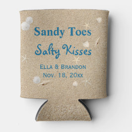 Strand Sandy Toes Salty Kisses Can Cooler Dosenkühler