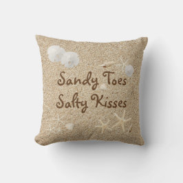 Strand Sandy Toes salziges Kuss-Kissen Kissen