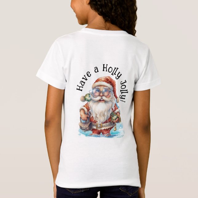 Strand Santa für Kinder und für alle T-Shirt (Rückseite)