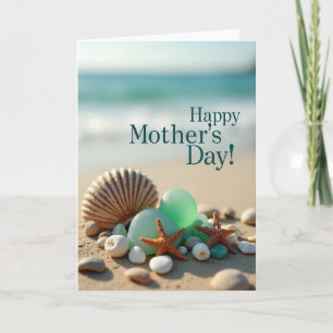 Strand Schätze Muttertagskarte Karte