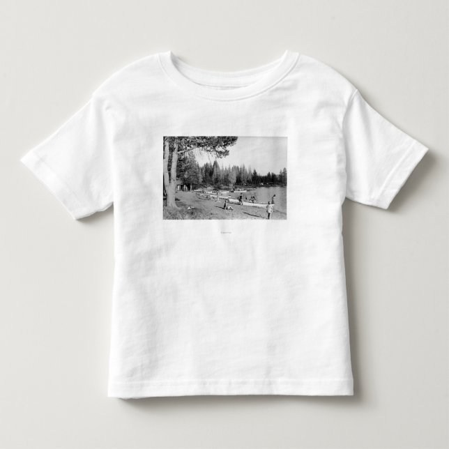 Strand-Schwimmer-Fotografie des Diamond See-, Kleinkind T-shirt (Vorderseite)