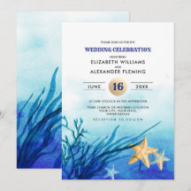 Strand | Seaside Starfish Watercolor Wedding