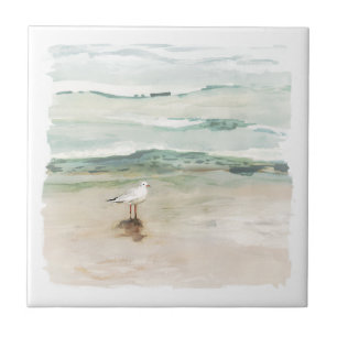 Strand-Seemöwe-Bucht Fliese