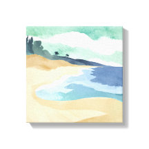 Strand Shore | Aquarellblau