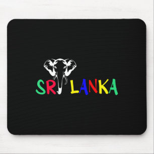 Strand Sommertime Ozean _ Sri Lanka Elefant _ Mousepad