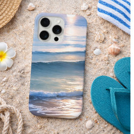 Strand Sonne & Surf Monogramm  iPhone 15 Pro Hülle