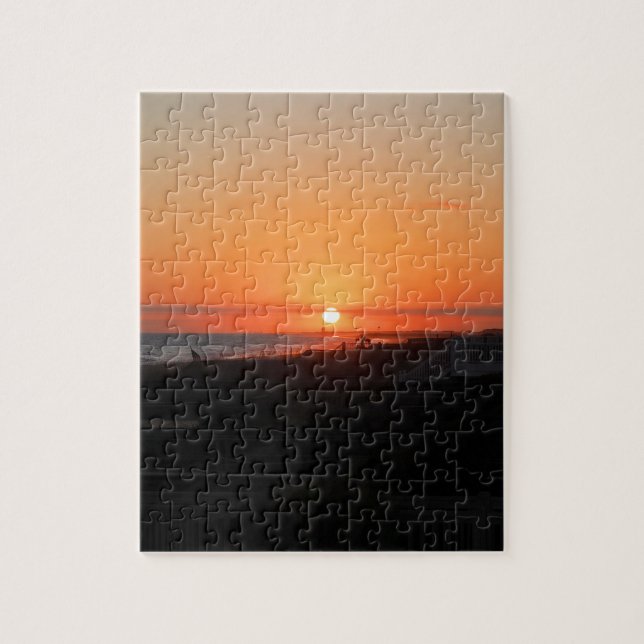 Strand-Sonnenuntergang an Holden Strand NC (Vertikal)