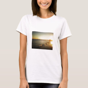 Strand-Sonnenuntergang bei Coney Island, Brooklyn T-Shirt