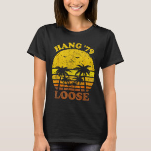Strand Sonnenuntergang Hang Loose Sommer Surfen Re T-Shirt