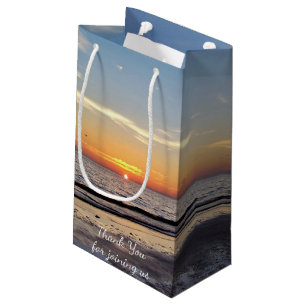 Strand-Sonnenuntergang Kleine Geschenktüte