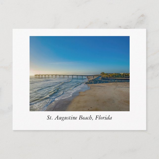 Strand St Augustine Postkarte (Vorderseite)