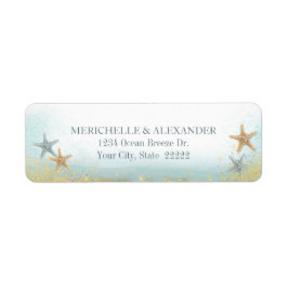 Strand Starfish Ocean Sand Nautische Rücksendeadre