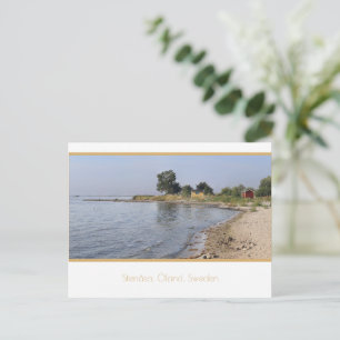 Strand Stenåsa, Öland, Schweden. Postkarte