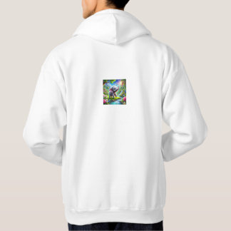 Strand Szene mit Red Accents, Boats & Ships Hoodie