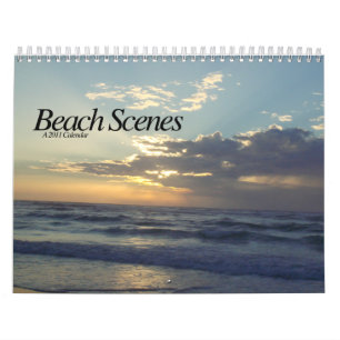 Strand-Szenen Kalender