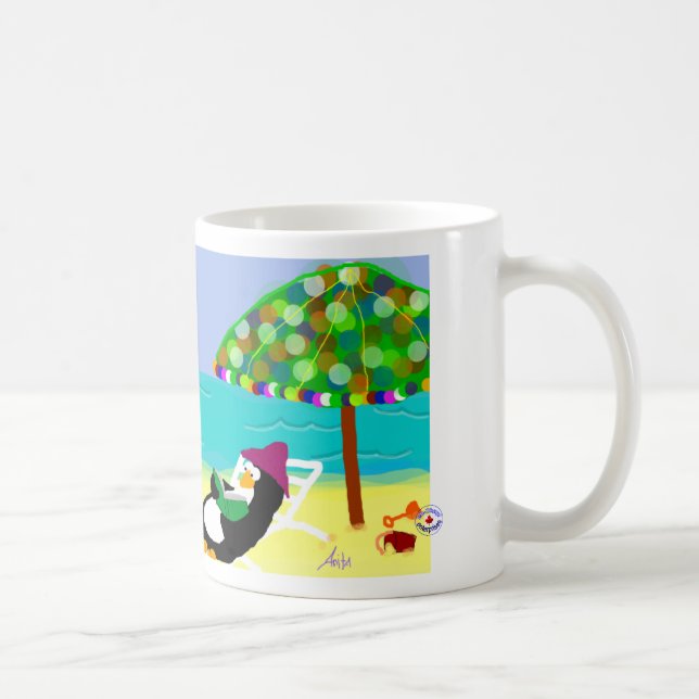 Strand-Tag Kaffeetasse (Rechts)