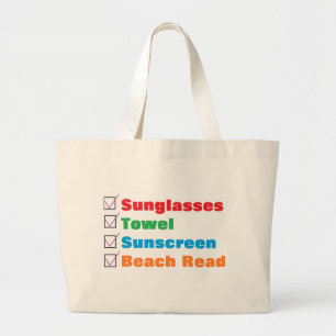 "Strand-Tasche " Jumbo Stoffbeutel
