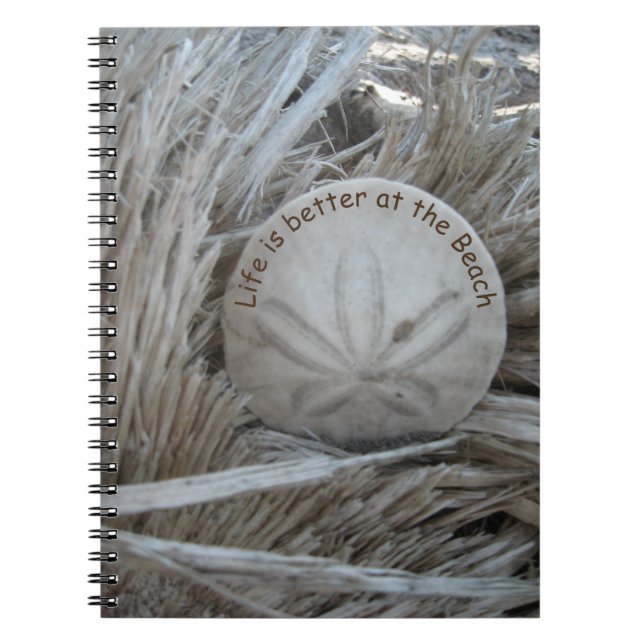 Strand-Thema-Notizbuch Notizblock (Vorderseite)
