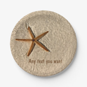 Strand-Thema-Party-Teller Pappteller