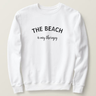 Strand-Therapie Sommer Reise Crewneck Sweatshirt