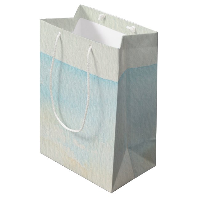 Strand tropisch mittlere geschenktüte (Vorderseite Schrägansicht)