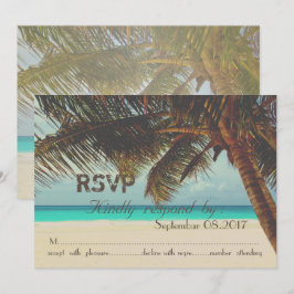 Strand, tropisch, Palm UAWG Einladung