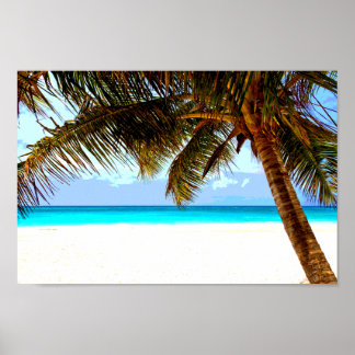 Strand tropisch poster