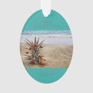 Strand-tropische Ananas-Weihnachtsverzierung Ornament