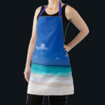 Strand Tropischer Sand und Surfen Schürze<br><div class="desc">Dieses Design kann personalisiert werden, indem Sie die Option Anpassen auswählen, um Text hinzuzufügen oder andere Änderungen vorzunehmen. Wenn dieses Produkt die Möglichkeit hat, das Design auf einen anderen Gegenstand zu übertragen, stellen Sie bitte sicher, dass das Design bei Bedarf angepasst wird. Kontaktieren Sie mich unter colorflowcreations@gmail.com , wenn Sie...</div>