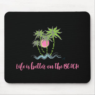Strand Tropischer Stil Sommer Grafik Mousepad