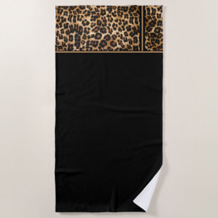 Strand Tuch-Leopard Druck Strandtuch