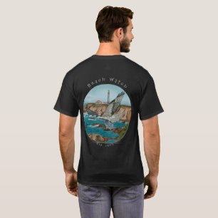Strand-Uhr-NordküsteOsprey grundlegende T T-Shirt