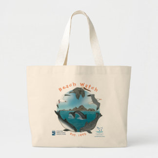 Strand-Uhr-Taschen-Tasche--GFNMS Jumbo Stoffbeutel