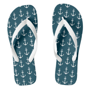 Strand umdrehe Schwimmer-Ankermuster Flip Flops