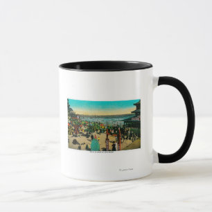Strand-und Bad-Haus, langer BeachLong Strand, CA Tasse