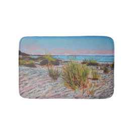 Strand und Küste | Pinselstrich Bath Mat Badematte