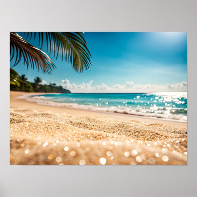 Strand und Meer Poster (Vorne)