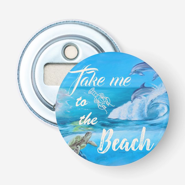 Strand- und Meeresfauna Flaschenöffner (Vorderseite)