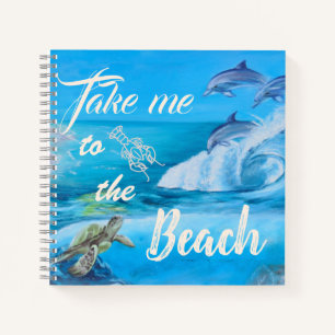 Strand- und Meeresfauna Notizbuch