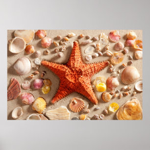 Strand und Sand Poster
